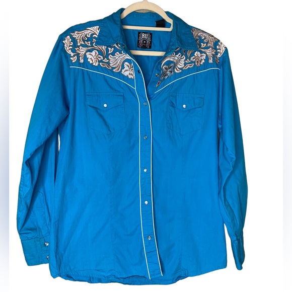 RU Apparel Womens Western Shirt - Picture 3 of 11
